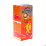 Packshot Nurofen Kind Suikervrij 4% Aardbei Orale Susp150ml