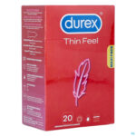 Packshot Durex Thin Feel Condoms 20