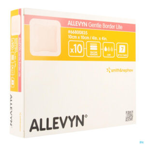 Packshot Allevyn Gentle Border Lite 10,0x10,0cm 10 66800835
