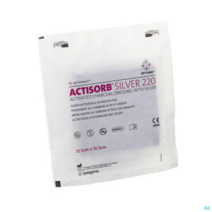 Packshot Actisorb Silver 220 Kp 10,5x10,5cm 1 Mas105de