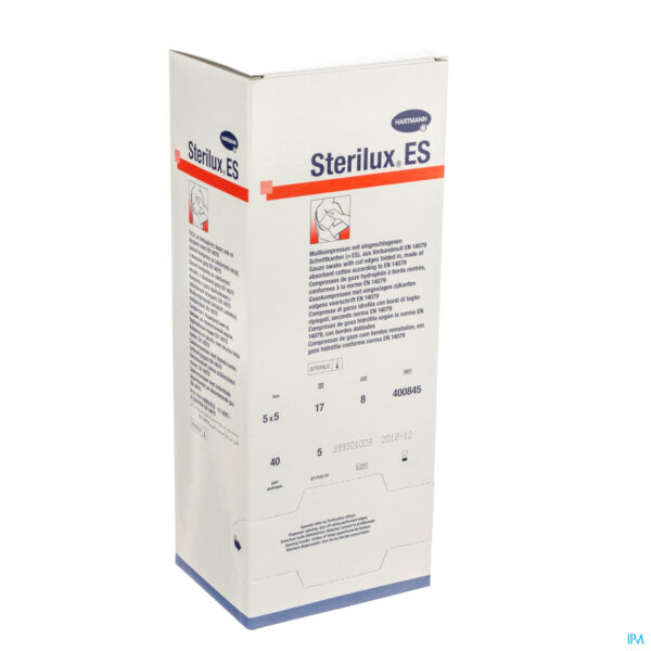 Packshot Sterilux Es 5x5cm 8l.st. 40x5 P/s