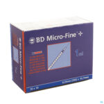 Packshot Bd Microfine+ Ins.spuit 1,0ml 29g 12,7mm100 324827