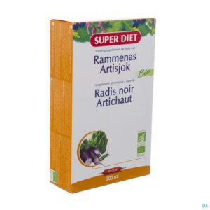 Packshot Super Diet Rammenas-artisjok Bio Amp 20x15ml