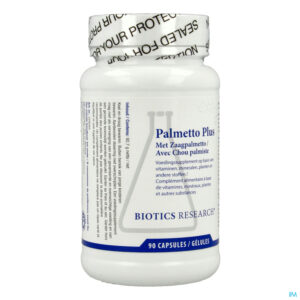 Packshot Palmetto Plus Biotics Caps 90