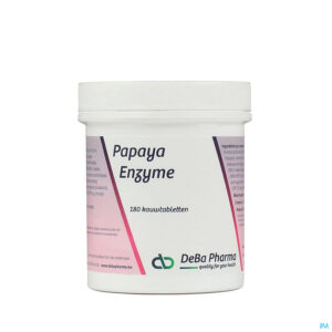 Packshot Papaya Enzyme Comp 180 Deba