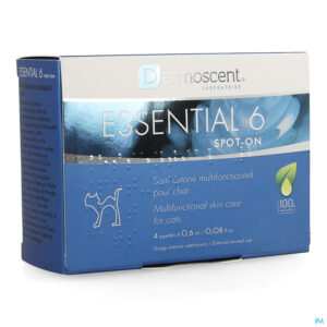 Packshot Essential 6 Spot-on Kat Pipet 4x0,6ml