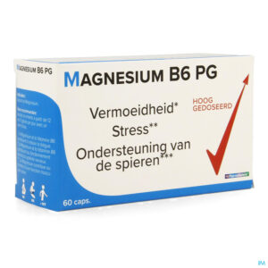 Packshot Magnesium B6 Pg Pharmagenerix Caps 60
