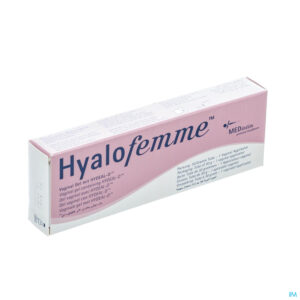 Packshot Hyalofemme Vaginale Gel + Applicator Tube 30g