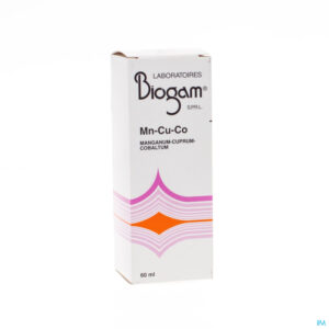 Packshot Biogam Mn-cu-co Fl 60ml