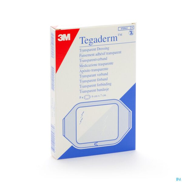 Packshot Tegaderm 3m Film Dressing Transp 6x 7cm 5 1624p Packshot Tegaderm 3m Film Dressing Transp 6x 7cm 5 1624p