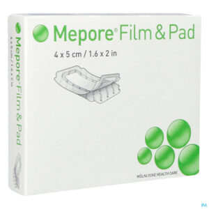 Packshot Mepore Film + Pad 4x 5cm 5 275110