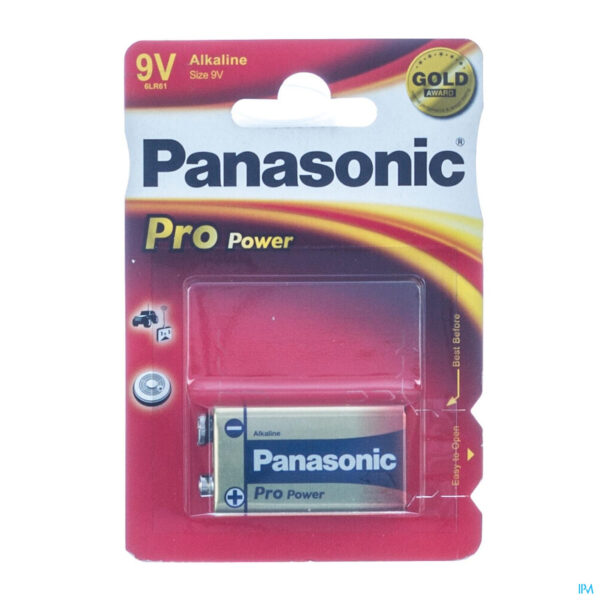 Packshot Panasonic Batterij Glr 6 9v