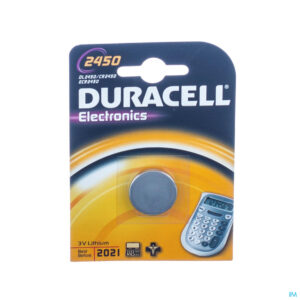 Packshot Duracell Dl/cr 2450 Diam24mm Ep50mm