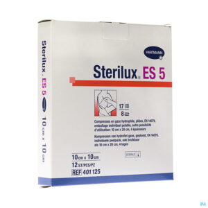 Packshot Sterilux Es5 Kp Ster 8pl 10,0x10,0cm 12 2050190