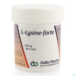 Packshot l-lysine Forte Caps 60 Deba