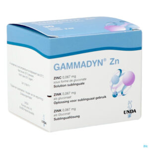 Packshot Gammadyn Amp 30 X 2ml Zn Unda