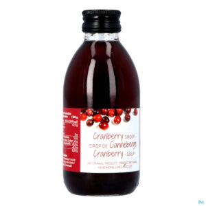 Packshot Cranberrysiroop 200ml 5097 Revogan