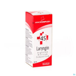 Packshot Vanocomplex N45 Laryngin Gutt 50ml Unda