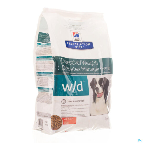 Packshot Hills Prescrip.diet Canine Wd 4kg 6658r