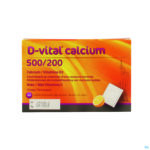 Packshot D-vital Calcium 500/200 Sinaas Zakjes 40