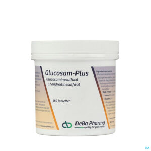 Packshot Glucosam-plus Comp 180 Deba