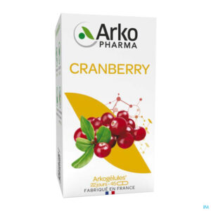 Packshot Arkocaps Cranberryne Plantaardig 45