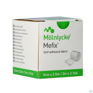 Packshot Mefix Zelfklevende Fixatie 5,0cmx 2,5m 1 310570
