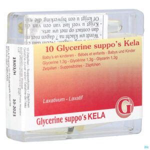 Packshot Glycerine Kela Pharma Baby - Inf Supp 10