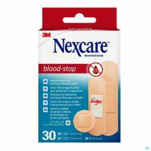 Packshot Nexcare 3m Bloodstop Assorted 30 N1730as