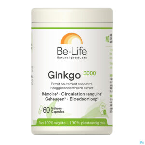 Packshot Gink-go 3000 Be Life Caps 60