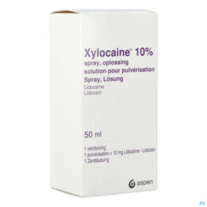 Packshot Xylocaine Spray 10% 50ml