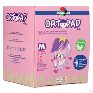Packshot Ortopad For Girls Medium Oogkompres 50 73222