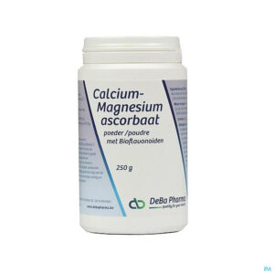 Packshot Ca mg Ascorbate+bioflavon. 250g Deba