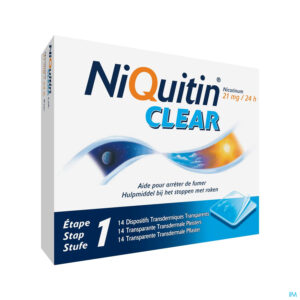 Packshot Niquitin Clear Patches 14 X 21mg
