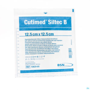 Packshot Cutimed Siltec B Kp Steriel 12,5x12,5cm 1 7328401