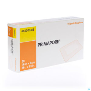 Packshot Primapore S&n Verb Post-op 15cmx 8cm 20 66000318