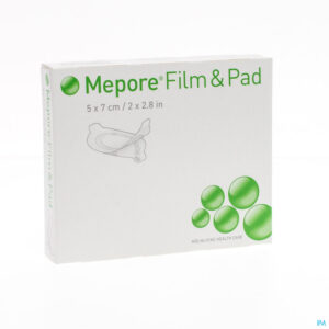 Packshot Mepore Film + Pad Oval 5x 7cm 5 275310