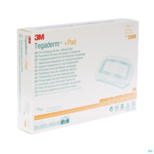 Packshot Tegaderm + Pad 3m Transp Steril 9cmx15cm 25 3589