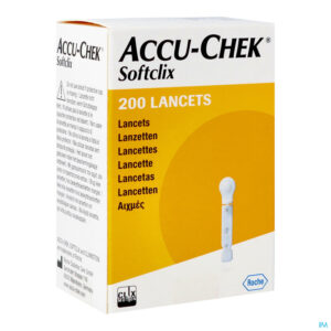 Packshot Accu Chek Softclix Lancet 200 3307484001