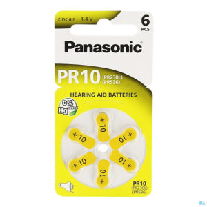 Packshot Panasonic Batterij Oorapparaat Pr 230h 6