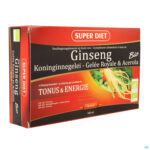 Packshot Super Diet Ginseng-koninginnegelei Bio Amp 20x15ml