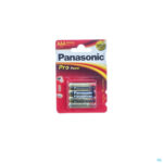 Packshot Panasonic Batterij Lr03 1,5v 4