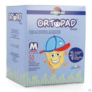 Packshot Ortopad For Boys Medium Oogkompres 50 73322