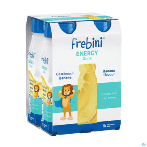 Packshot Frebini Energy Drink 200ml Banane/banaan