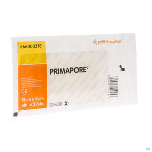 Packshot Primapore S&n Verb Post-op 15cmx 8cm 1 66000318