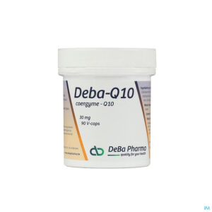 Packshot Coenzyme Q10 Caps 90x30mg Deba