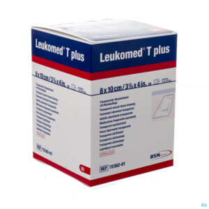 Packshot Leukomed T Plus Verb Ster 8,0cmx10cm 50 7238201