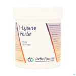 Packshot l-lysine Forte Caps 120 Deba