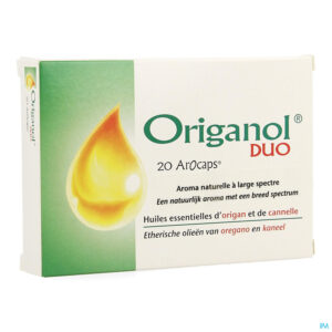Packshot Origanol Duo Arocaps 20