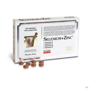 Packshot Selenium+zinc Tabl 150